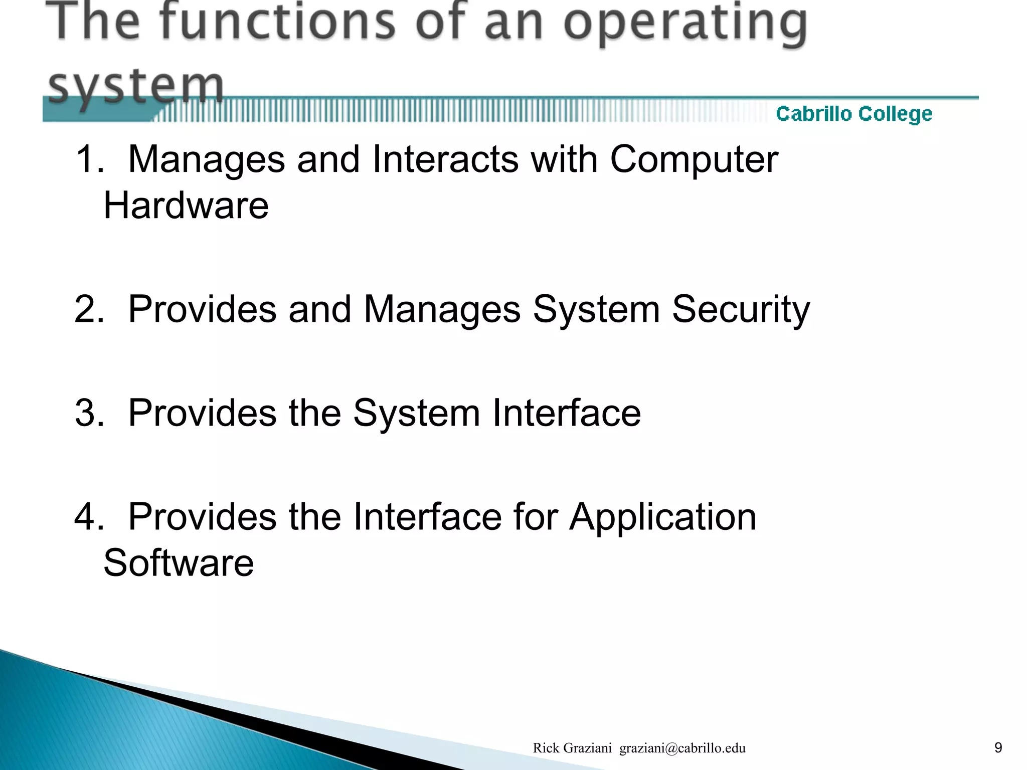 Operating systems | PPT