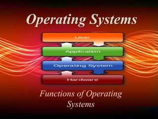 Functions Of Operating Systems | PPT
