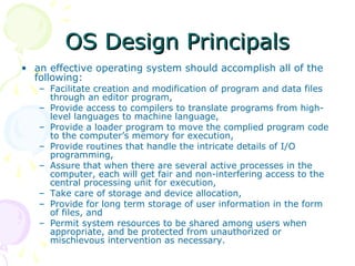 Operating systems | PPT