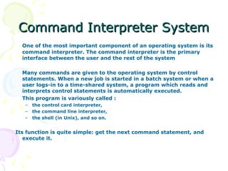 Operating systems | PPT