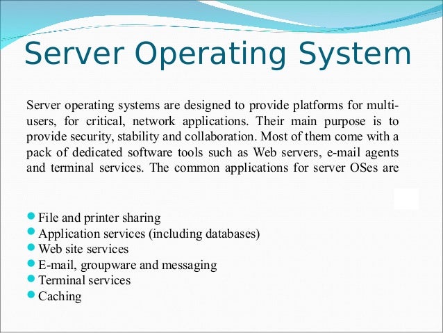 Operating Systems