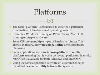 Operating systems | PPTX