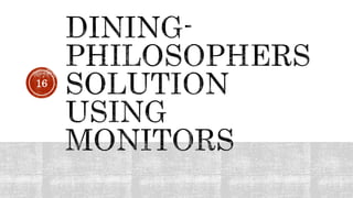 dining philosophers problem using montiors | PPTX | Operating Systems ...