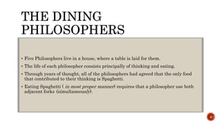 dining philosophers problem using montiors | PPTX | Operating Systems ...