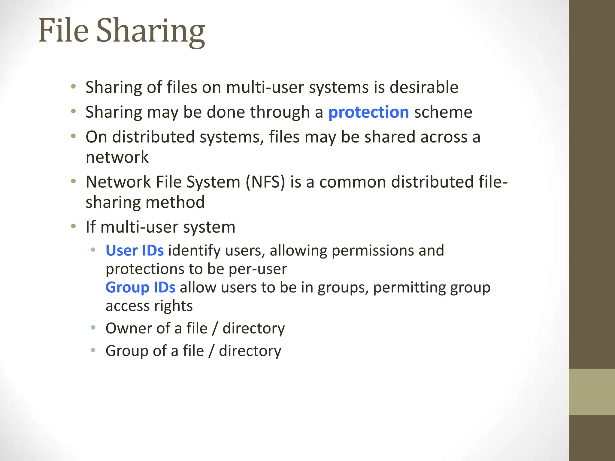operating system File - System Interface | PPT | Operating Systems ...