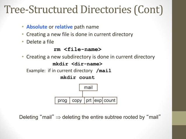 operating system File - System Interface | PPT | Operating Systems ...
