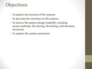 operating system File - System Interface | PPT | Operating Systems ...
