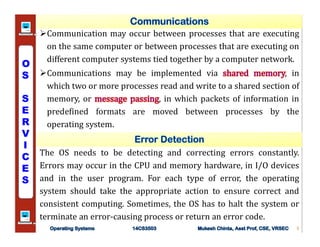 Operating systems system structures | PDF