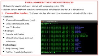 Operating Systems basics concepts, applications and types | PPTX
