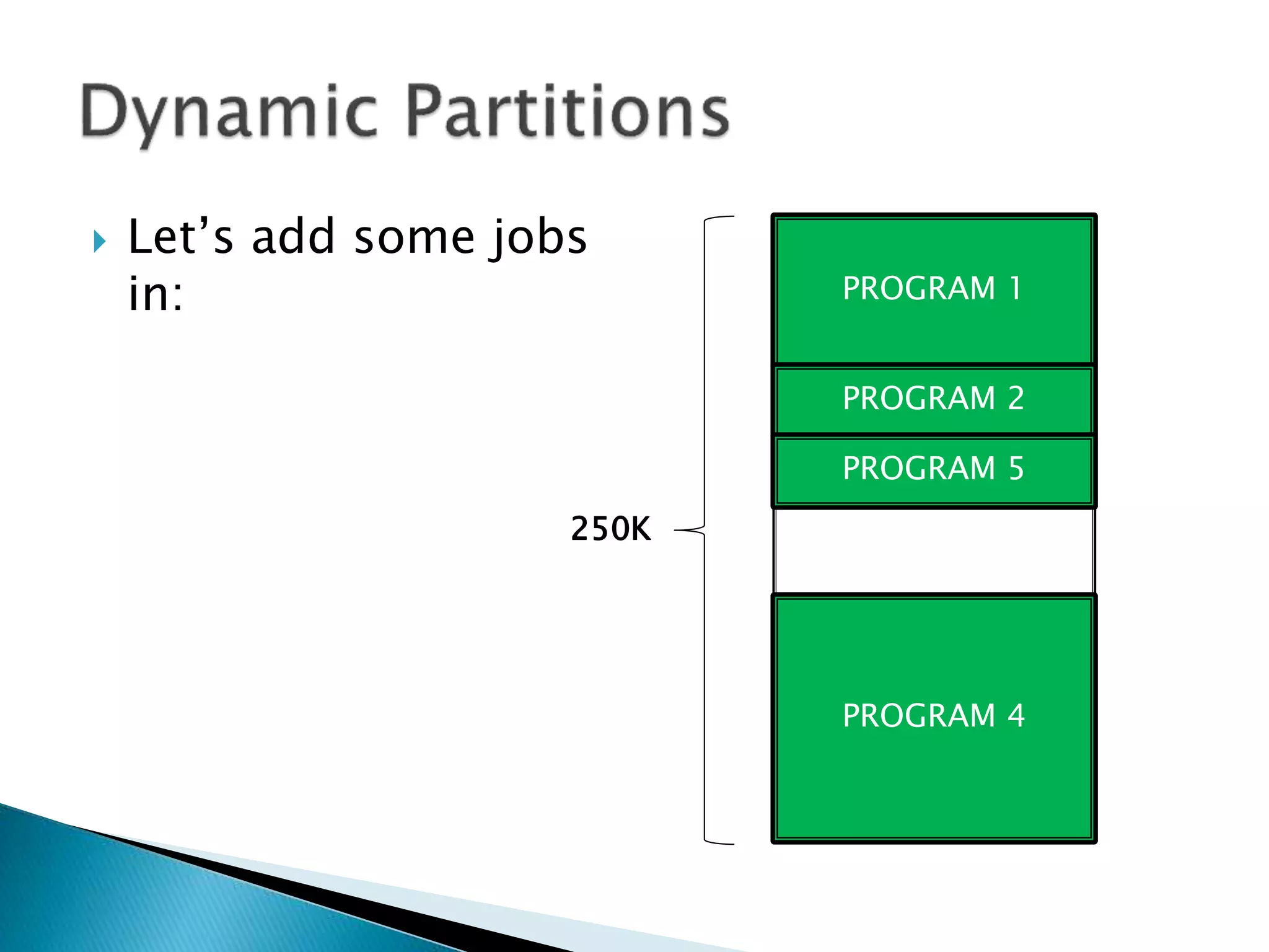  Let’s add some
programs in: PROGRAM 1
PROGRAM 2
250K
PROGRAM 4
PROGRAM 5
 
