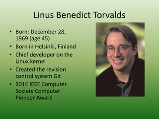 A History of Linux | PPTX