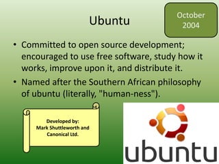 A History of Linux | PPTX
