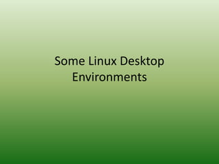 A History of Linux | PPTX