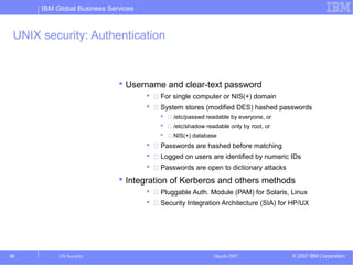 Unix Password Overview Operating system security (a brief) | PPT