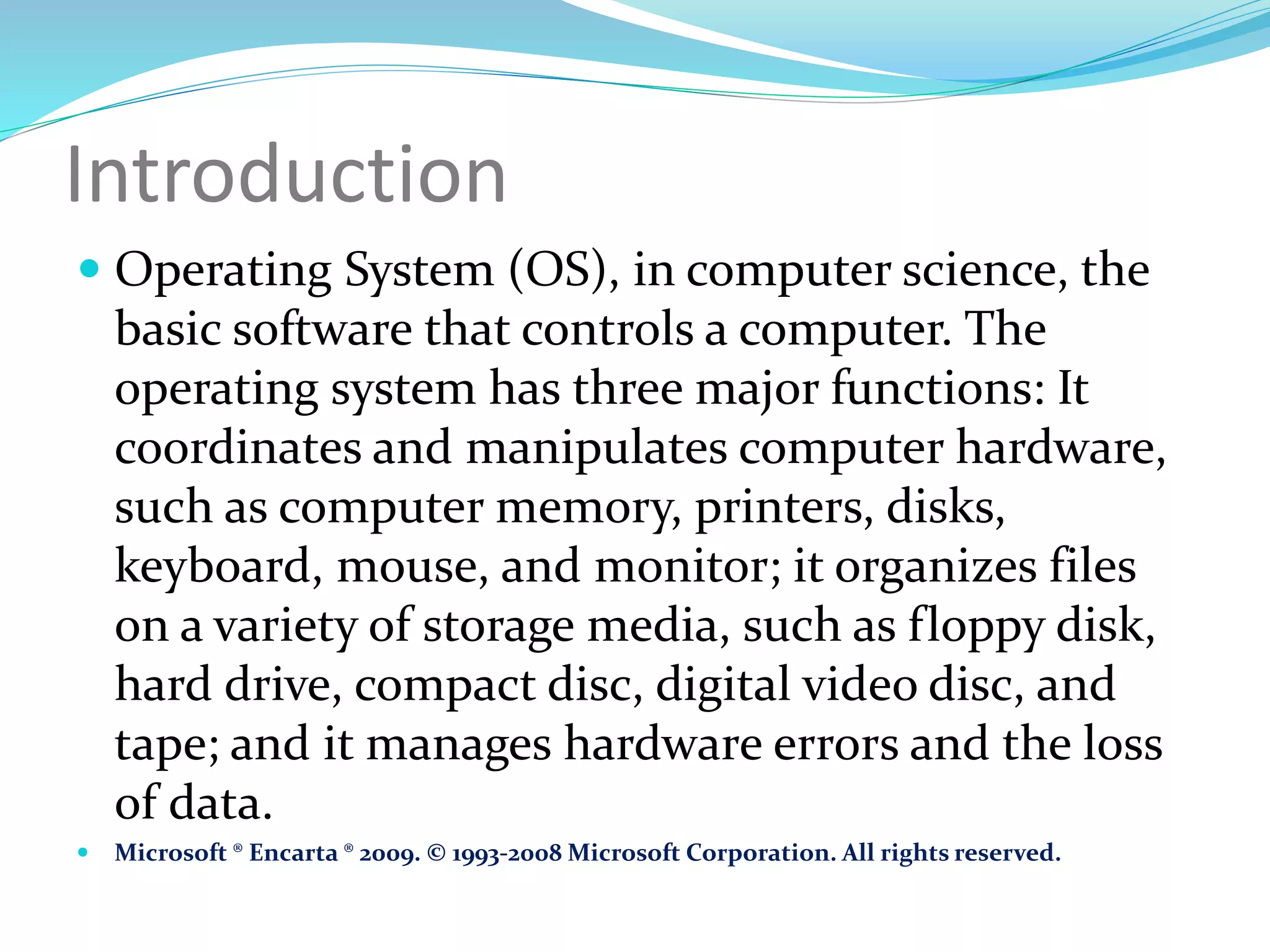 Operating Systems | PPT