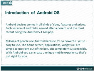 Operating systems essentials & Android OS concepts | PDF