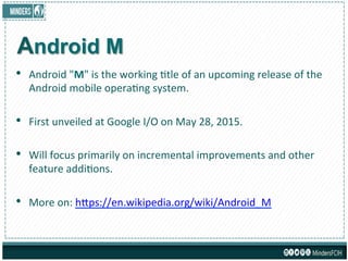 Operating systems essentials & Android OS concepts | PPT