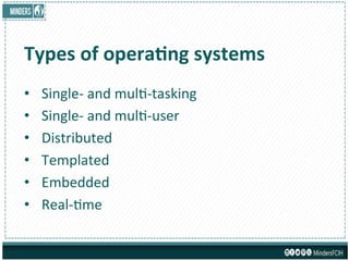 Operating systems essentials & Android OS concepts | PDF