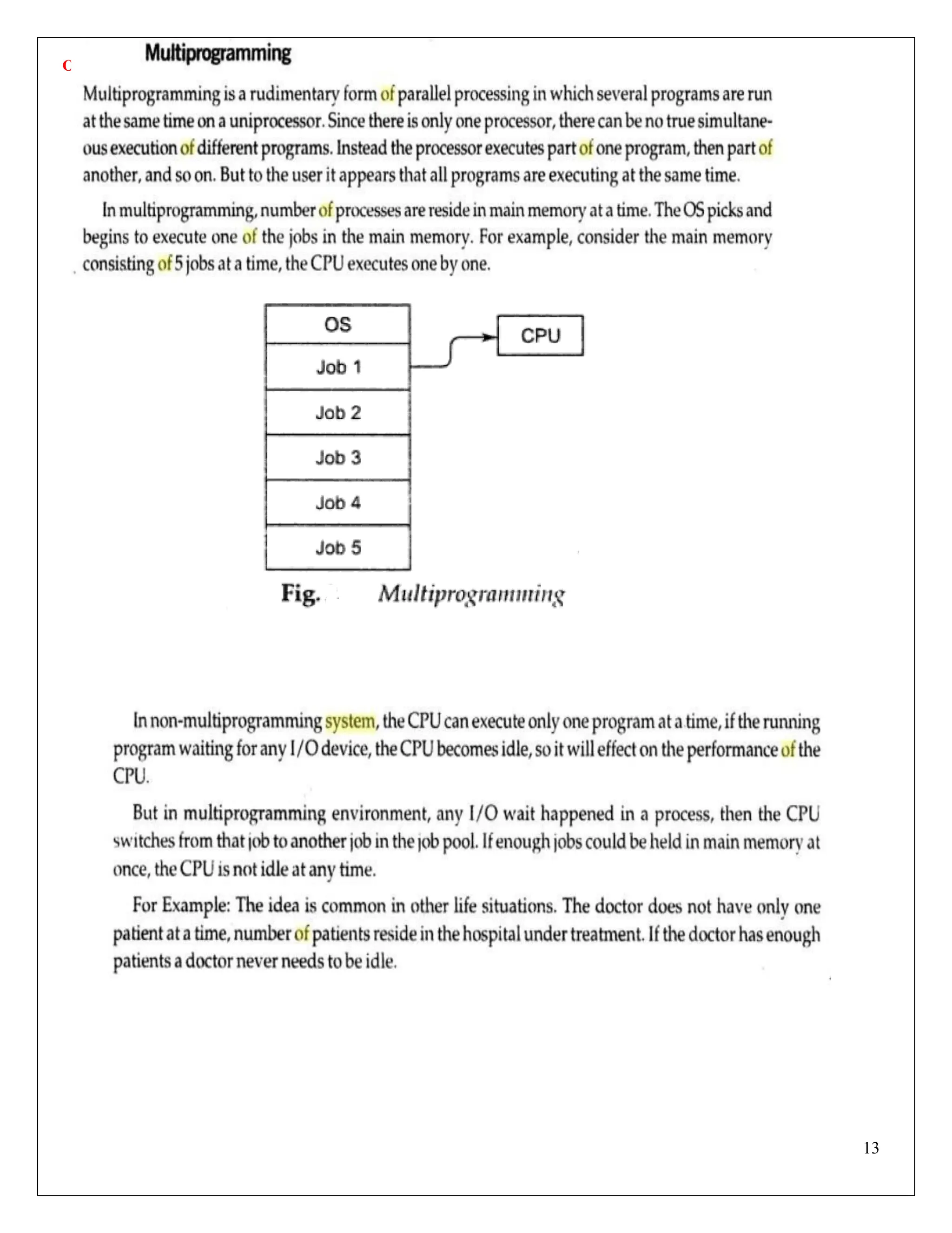 OPERATING SYSTEMS NOTES II YEAR/I SEM MRCET
13
 