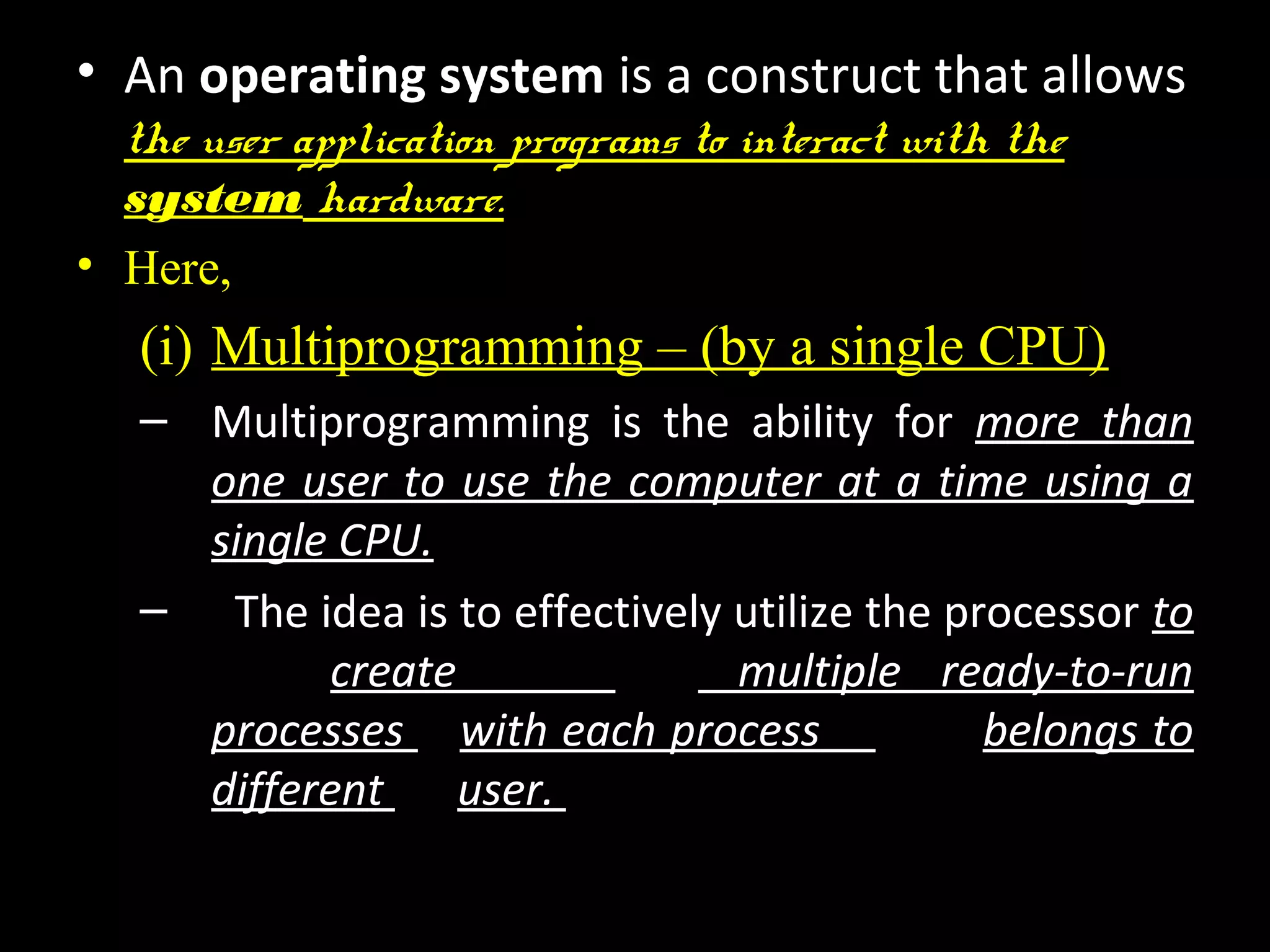 Operating system structure | PPT