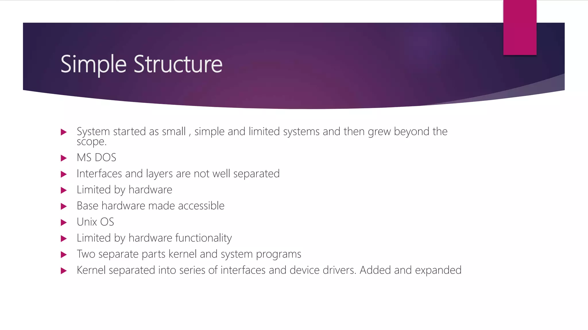 Operating system structure | PPTX
