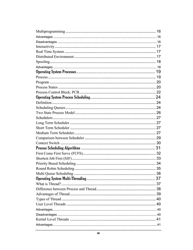 Operating system tutorial | PDF
