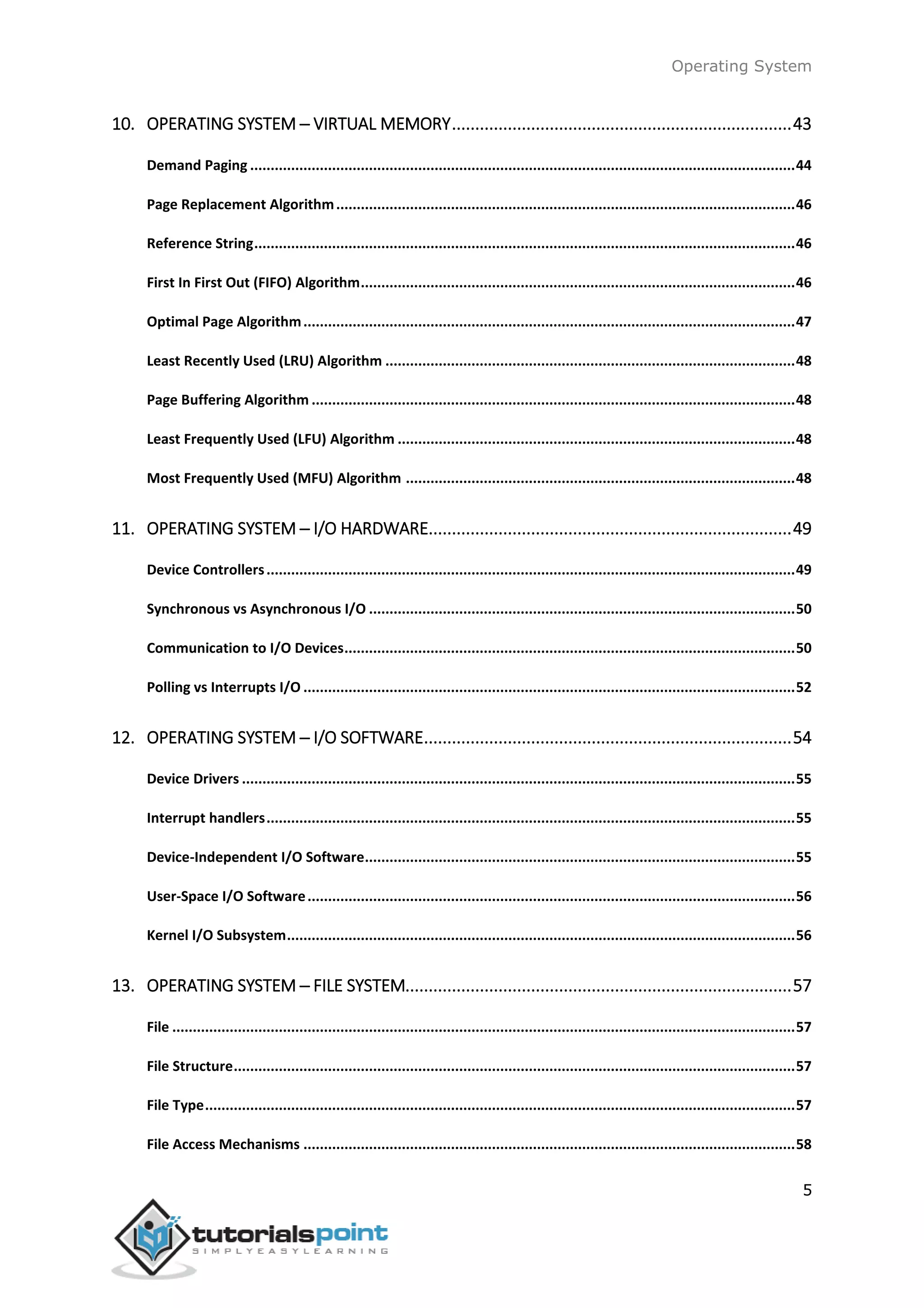 Operating system tutorial | PDF