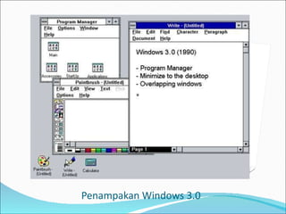 Penampakan Windows 3.0 