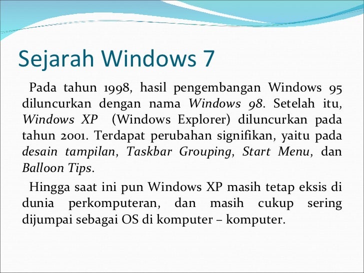 windows 7 operating system