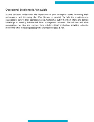 How to Achieve Operational Excellence in Enterprise Asset Management? | PDF