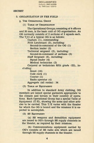 Operation One Ranking System Operational groups-fm | PDF