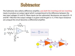 Operational amplifier | PPTX