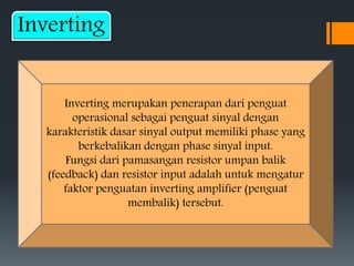 Operational amplifier | PPTX