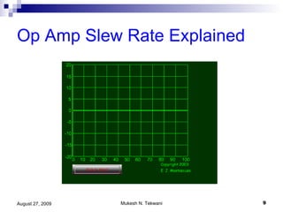 Op Amp Slew Rate Explained 