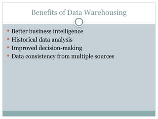 Operational Database Systems vs Data Warehouses _ Dr.U.Sridevi.pptx