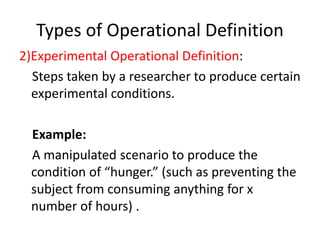 Operational definition PPT Operational definition PPT