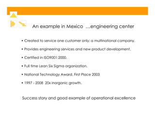 Operational Excellence