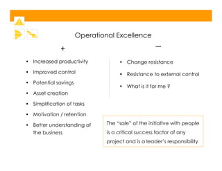Operational Excellence
