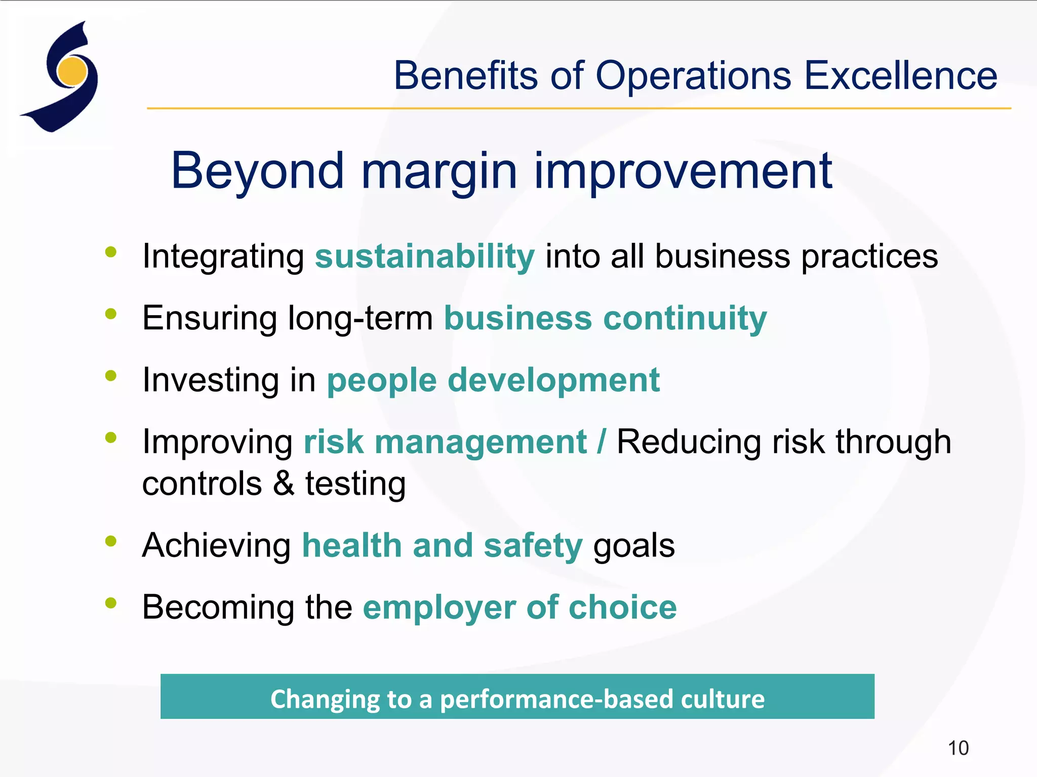 Operations excellence | PPT