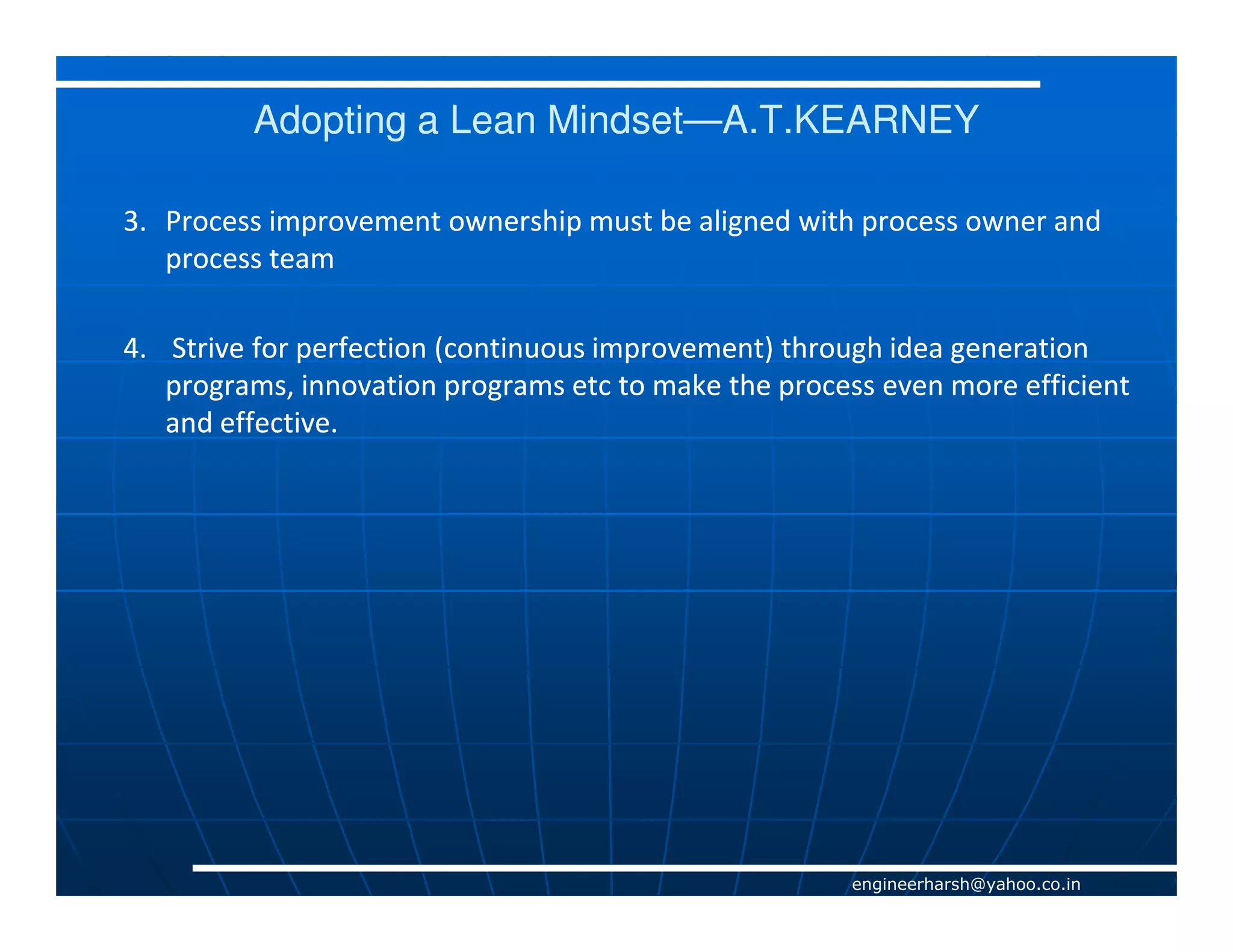 Operational excellence through lean & six sigma | PDF
