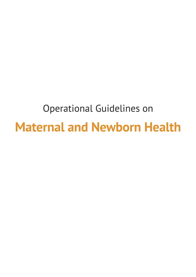 WHO GUIDELINES ON MATERNAL AND CHILD HEALTH PDF 2020 visual data 4