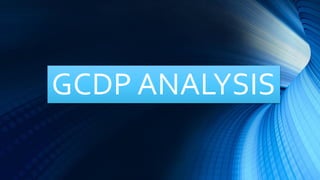 GCDP ANALYSIS
 