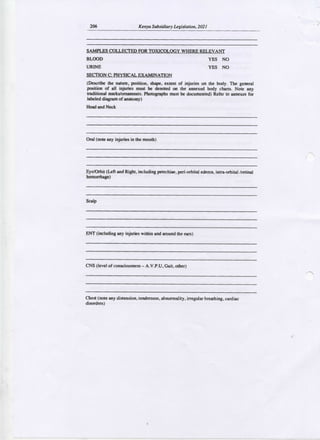 OPERATIONALIZATION OF THE REVISED MEDICAL EXAMINATION REPORT (FORM P3 ...