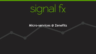 M M / D D / Y Y
YOUR TITLE HERE
P R E P A R E D F O R :
P L A C E L O G O
H E R E
Micro-services @ Zenefits
 