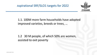 Origins of the Monitoring, Evaluation and Learning, Communities of Practice (CoP) & Task Force on Indicators