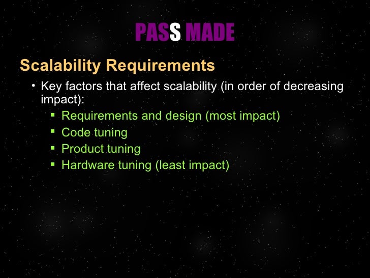 Operational Requirements