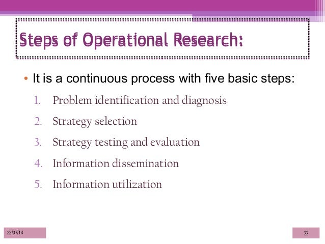 Operational Research Topic Operational Research Tutorial Notes – YKHU