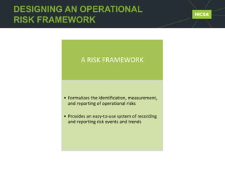 Operational Risk | Assessing and Mitigating Operational Risk in a ...