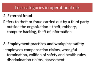Operational Risk and its importance an d | PPT