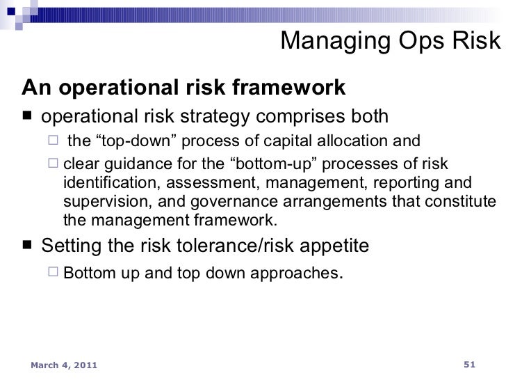 Operational Risk Basel Ii
